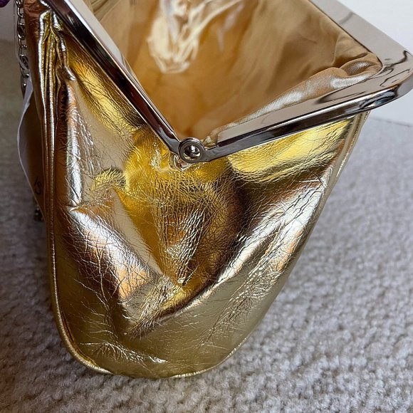 Gold Evening Clutch - Picture 6 of 7